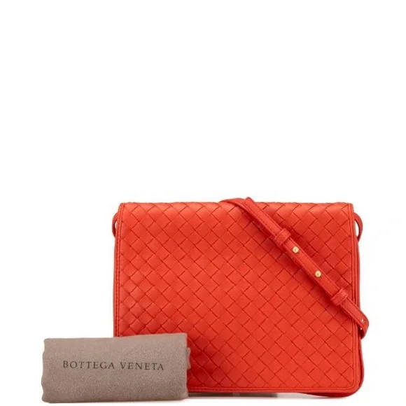 Bottega Veneta Nappa Intrecciato Flap Crossbody Bag - Picture 6 of 7
